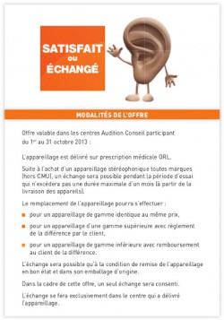 Aides auditives Audition Conseil Offre audition Conseil