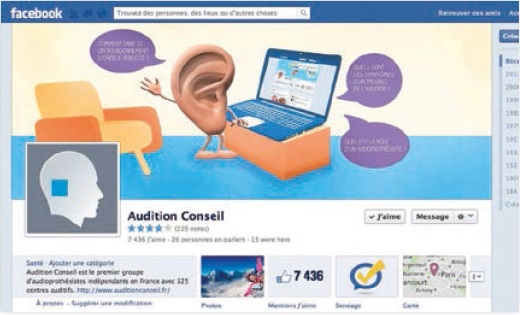Audition Conseil est sur facebook !