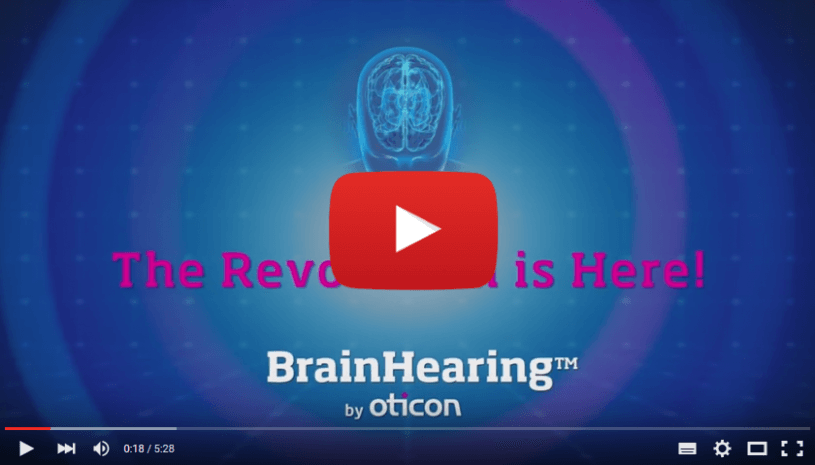 Vidéo sur la technologie auditive BrainHearing Oticon