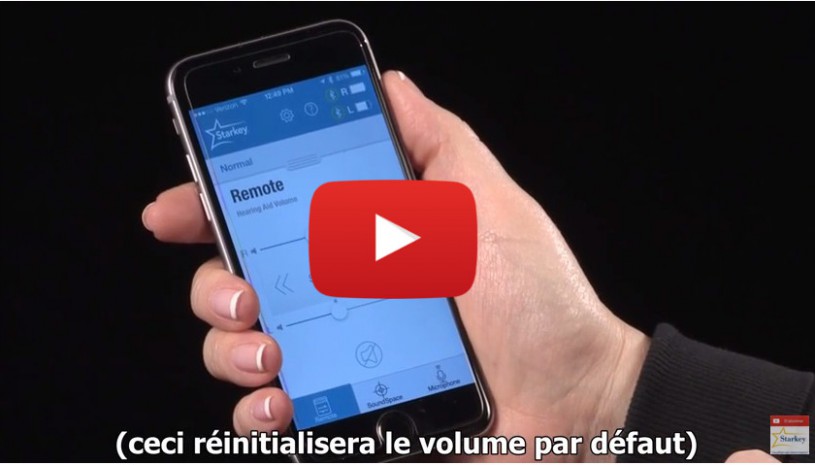 Vidéo Starkey Réinitialiser le volume avec TruLink