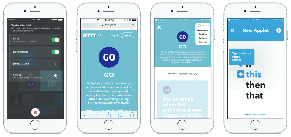 Technologies auditives IFTTT GO de BERNAFON