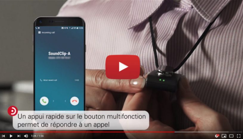 Tutoriel explicatif de la marque BERNAFON pour savoir comment appairer le SoundClip-A à une interface bluetooth