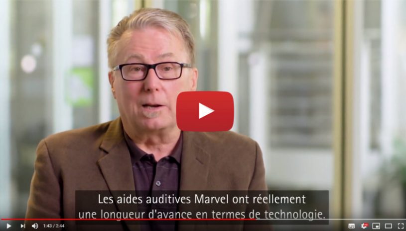 Vidéo sur l’appareil auditif Audéo™ Marvel de la marque PHONAK