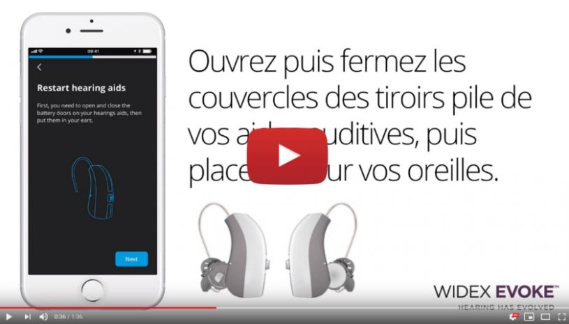 Vidéo sur l'application Tonelink de la marque WIDEX