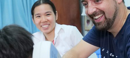 Cyril Molinary au Vietnam avec Audition Solidarité