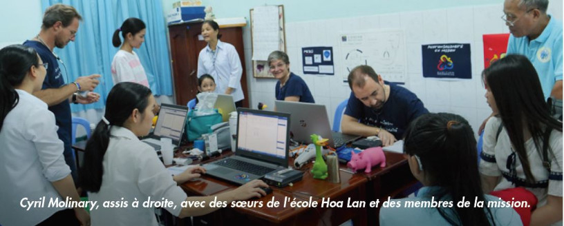 Cyril Molinary, spécialiste AUDITION CONSEIL participant à la 4ème mission humanitaire AuditionSolidarité au Vietnam