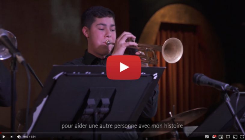 Vidéo "Finn Gomez - Sa vie d'adolescent musicien atteint de perte auditive" de la marque Phonak