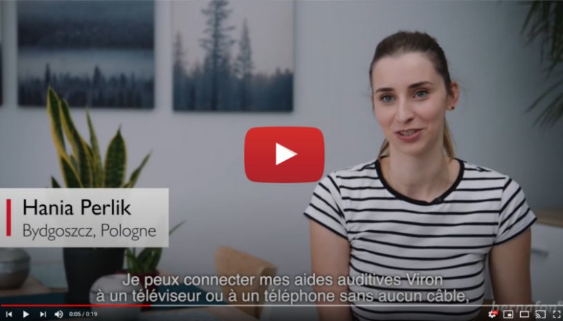 Vidéo "Pourquoi choisir les aides auditives Viron? Flexibilité du streaming sonore | Bernafon" de la marque BERNAFON