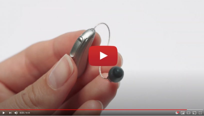 Vidéo "Comment changer le dôme d'une aide auditive ?" de la marque PHONAK