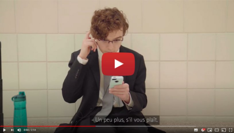 Vidéo "Isaac utilise l'application Remote Support avec son audioprothésiste" de la marque PHONAK