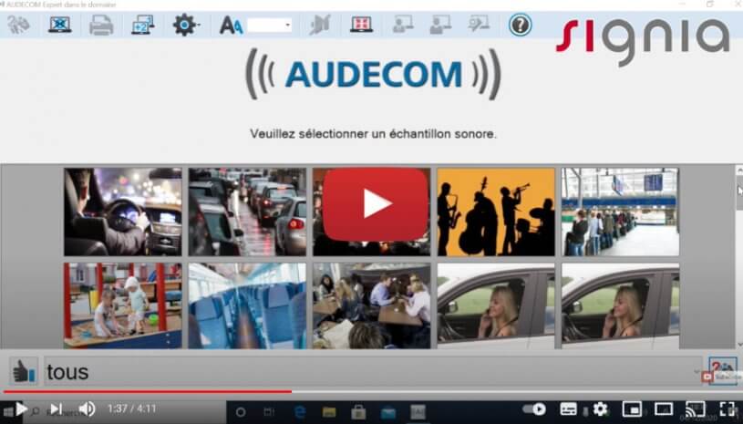 Vidéo "AUDECOM, comparer & convaincre | Signia Appareils Auditifse" de la marque SIGNIA