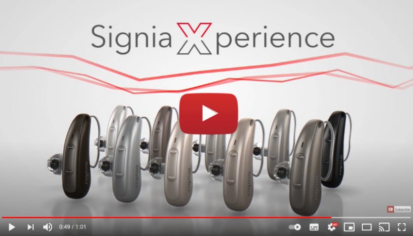 Vidéo "Xperience : Pure Charge&Go X | Aides Auditives Signia" de la marque SIGNIA