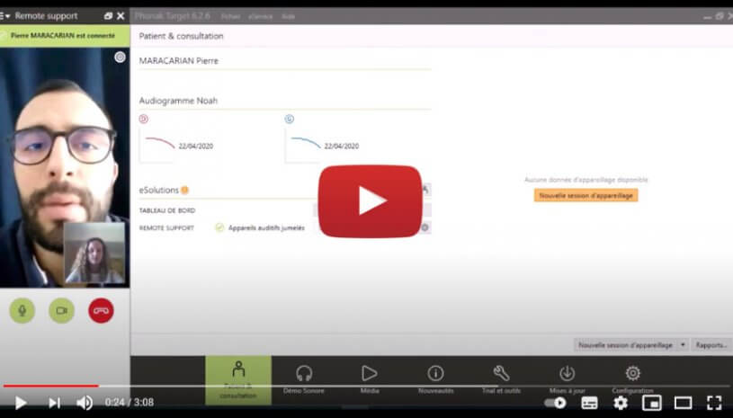 Vidéo "Réglage à distance : Comment régler TV Connector à distance ?" de la marque OTICON