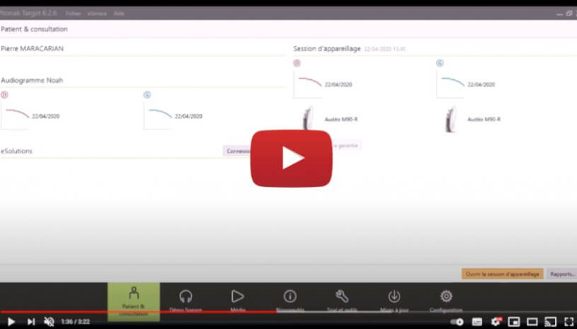 Vidéo "Comment mettre en place le réglage à distance avec son patient" de la marque PHONAK