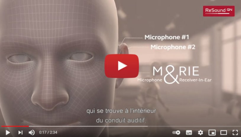 Vidéo "ReSound ONE - Indices de localisation sonore avec M&RIE" de la marque RESOUND