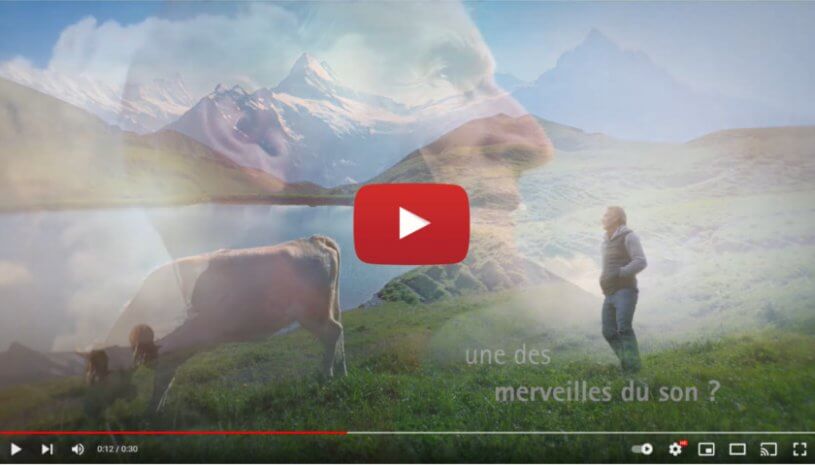Vidéo "Le bruit des cloches dans les Alpes ... avec Phonak Audéo™ Paradise" de la marque PHONAK