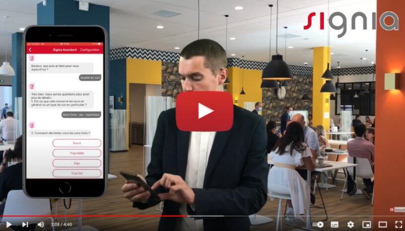 Vidéo "Signia Assistant : du point de vue du patient (épisode 2/4)| |Signia, aides auditives" de la marque SIGNIA