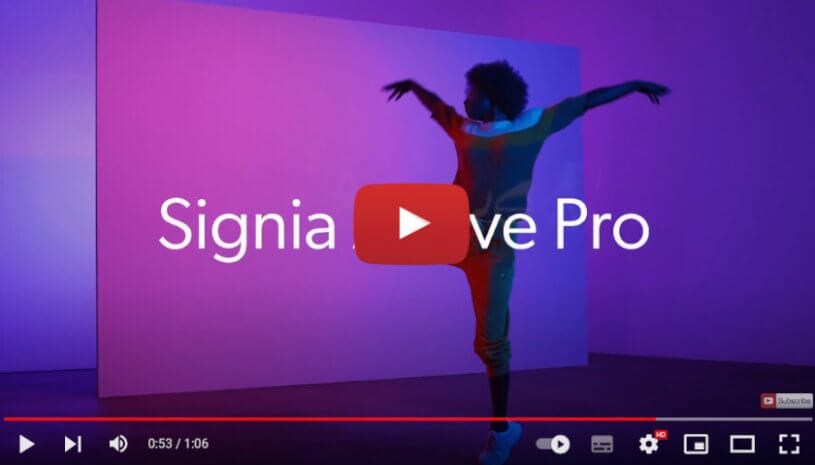 Vidéo "Be Brilliant™ avec Signia Active Pro | Aides Auditives Signia" de la marque SIGNIA