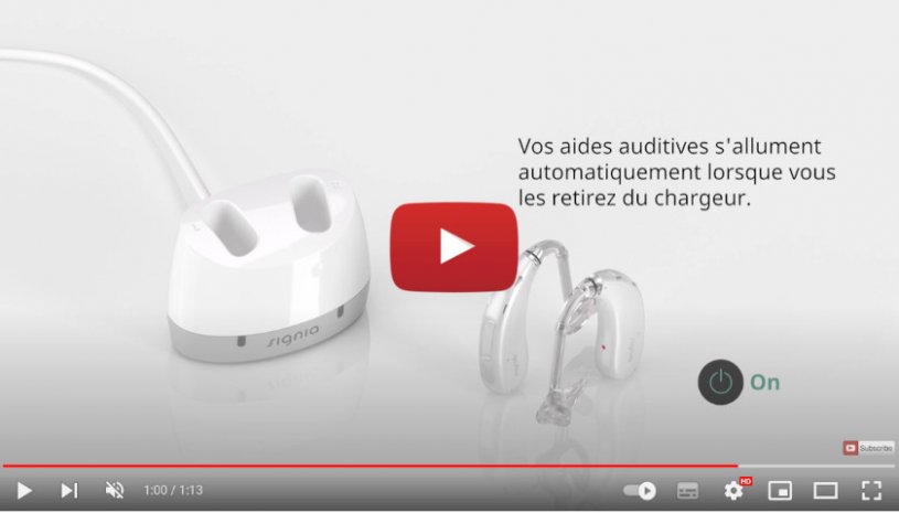 Vidéo : Comment charger le Motion Charge&Go SP | Aides Auditives Signia - Audition Conseil