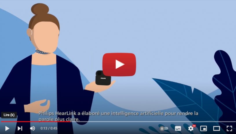 Vidéo : Philips Hearlink - Des aides auditives qui vous ressemblent - Audition Conseil