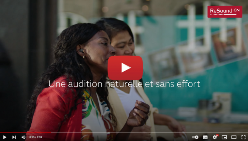 Vidéo : ReSound ONE - Changez votre regard sur les intras wireless rechargeables - Audition Conseil