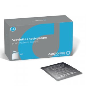 AUDIOLINE Serviettes nettoyantes