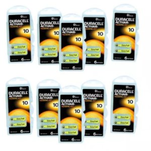 DURACELL Piles pour aides auditives Activair
