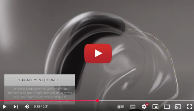 Vidéo : Comment placer le Widex SMARTRIC sur l'oreille ? - Audition Conseil